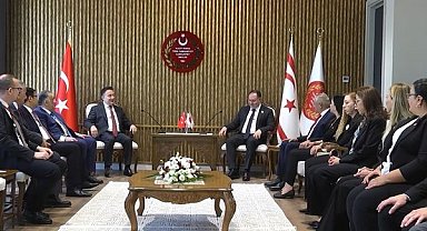 Babacan, KKTC Meclis Başkanı Öztürkler’i ziyaret etti