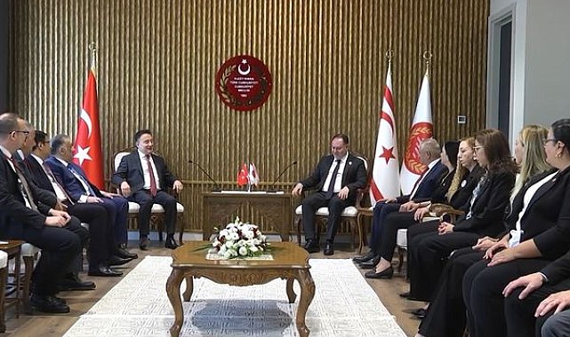 Babacan, KKTC Meclis Başkanı Öztürkler’i ziyaret etti