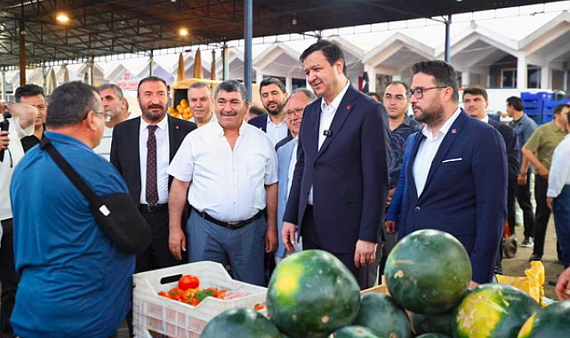 Başkan Arıkan, Antalya Toptancı Hali'ni ziyaret etti