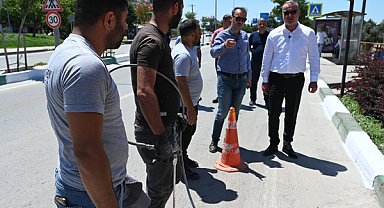 Başkan Karabatı, Karacabey'deki çalışmaları yerinde inceledi