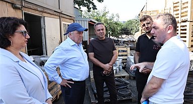 Başkan Özdemir, mahallelerde incelemelerde bulundu