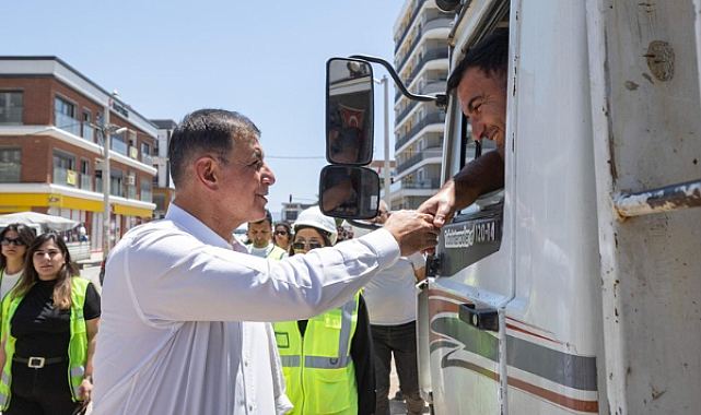 Başkan Tugay: Göz boyayan değil, sorun çözen işler yapıyoruz