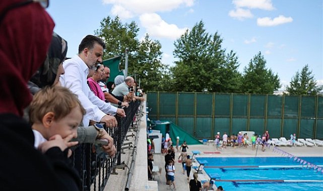 Bursa Büyükşehir Belediyesi Başkan Vekili Biba, Yaz Spor Okulları'nı ziyaret etti