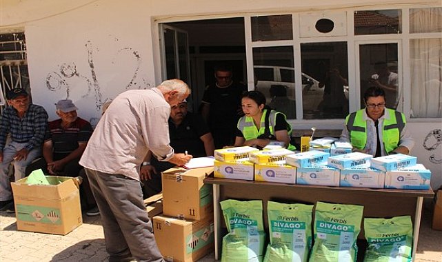 Büyükşehirden selden etkilenen üreticilere destek