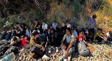 Çanakkale'de 37 düzensiz göçmen yakalandı