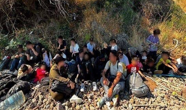 Çanakkale'de 37 düzensiz göçmen yakalandı