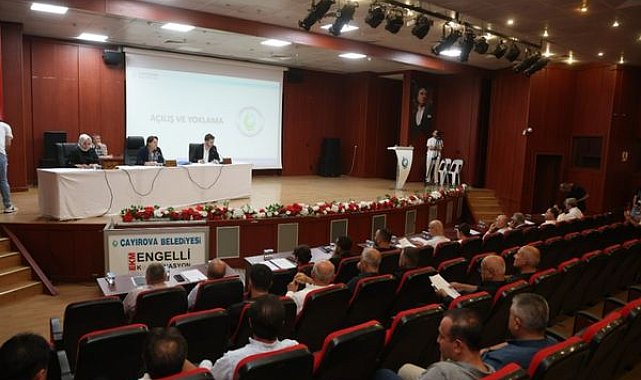 Çayırova Belediyesi Temmuz ayı meclis toplantısında 5 gündem maddesi karara bağlandı