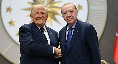 Cumhurbaşkanı Erdoğan, ABD Başkanı Trump’ı Ankara Havalimanı’nda karşıladı