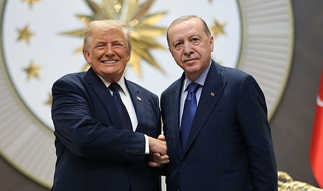 Cumhurbaşkanı Erdoğan, ABD Başkanı Trump’ı Ankara Havalimanı’nda karşıladı