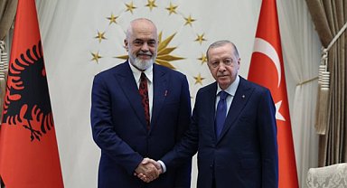 Cumhurbaşkanı Erdoğan, Arnavutluk Başbakanı Rama ile bir araya geldi