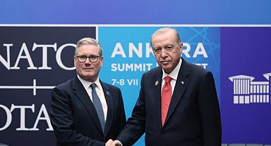 Cumhurbaşkanı Erdoğan, Birleşik Krallık Başbakanı Starmer ile görüştü