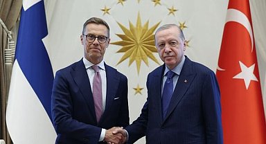 Cumhurbaşkanı Erdoğan, Finlandiya Cumhurbaşkanı Stubb ile görüştü