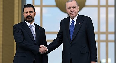 Cumhurbaşkanı Erdoğan, Irak Başbakanı ez-Zeydi'yi karşıladı