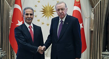 Cumhurbaşkanı Erdoğan, Irak Yüksek Yargı Konseyi Başkanı Zeydan'ı kabul etti