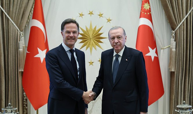 Cumhurbaşkanı Erdoğan, NATO Genel Sekreteri Rutte’yi Ankara’da kabul etti