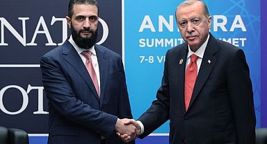 Cumhurbaşkanı Erdoğan, Suriye Cumhurbaşkanı Şara ile Görüştü