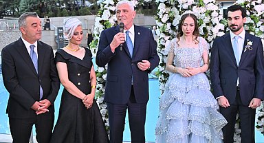 Dervişoğlu, İYİ Parti Trabzon Milletvekili Yavuz Aydın’ın oğlunun nişan törenine katıldı