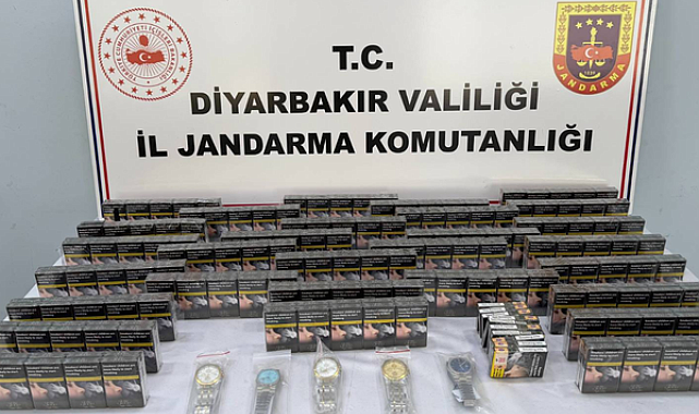 Diyarbakır'da kaçak sigara ve elektronik ürün ele geçirildi
