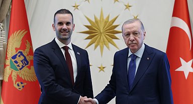 Erdoğan, Karadağ Başbakanı Spajic ile ikili ilişkileri ve bölgesel konuları ele aldı