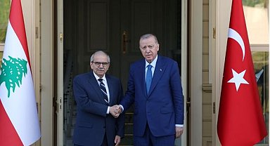 Erdoğan, Lübnan Başbakanı Selam ile çalışma yemeğinde bir araya geldi