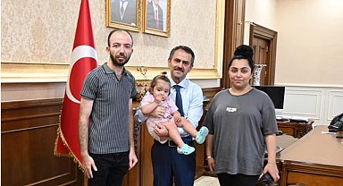 Gazi Zeki Didinmez, Vali Aktaş'ı ziyaret etti
