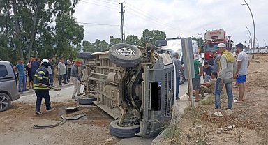 Hatay Arsuz'da trafik kazası: 2 yaralı