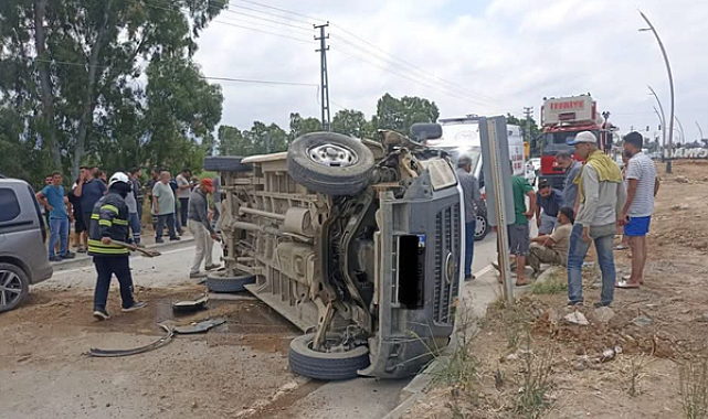 Hatay Arsuz'da trafik kazası: 2 yaralı