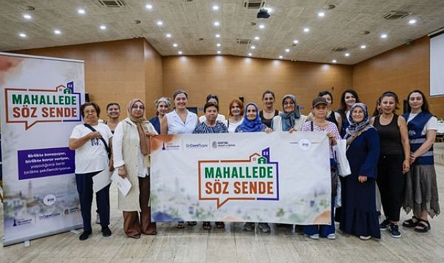 İzmir Büyükşehir Belediyesi “Mahallede Söz Sende” buluşmalarını sürdürüyor