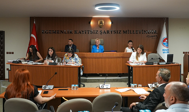 Maltepe Belediye Meclisi’nin Temmuz ayı toplantıları sona erdi