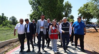 Manavgat'taki altyapı yatırımlarını incelendi