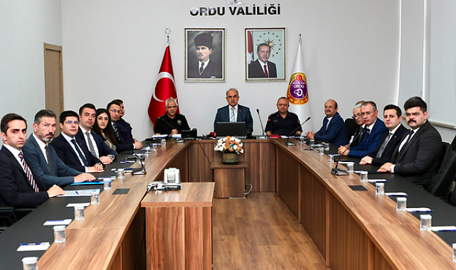 Ordu'da Haziran ayı güvenlik çalışmaları değerlendirildi