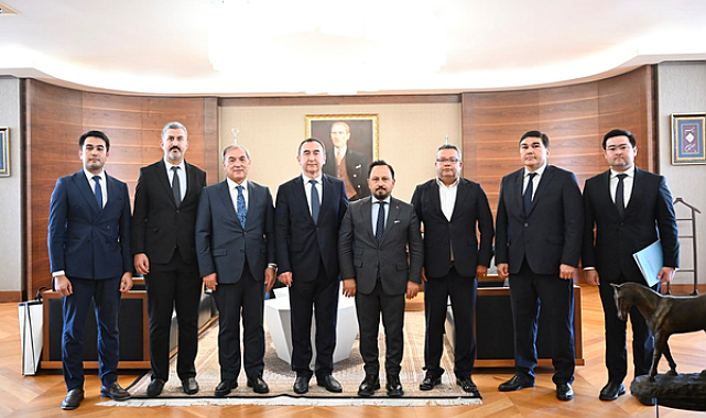 Özbekistan Büyükelçisi Khaydarov’dan Sarıçam Belediye Başkanı Uludağ'a ziyaret