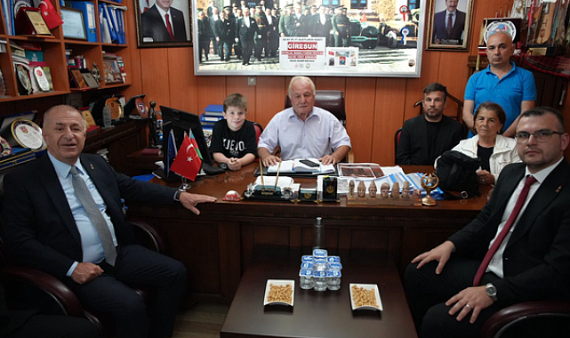 Özdağ, Giresun Esnaf ve Sanatkarlar Odaları Birliği'ni ziyaret etti