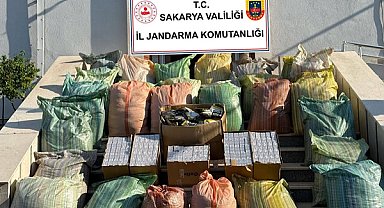 Sakarya'da kaçak tütün operasyonu