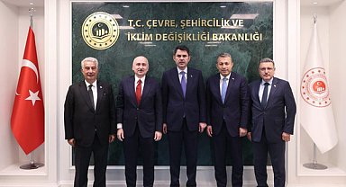 Trabzon heyeti Taşönü Katı Atık Tesisi'nin sorunlarını Bakan Kurum'a iletti