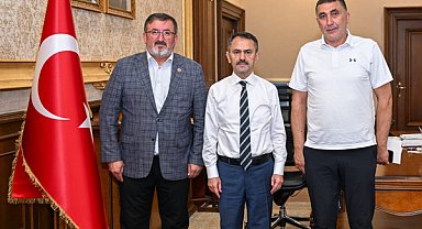 Vali Aktaş, Körfezli muhtarları kabul etti