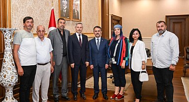 Vali Aktaş, Manav Kültür Dernekleri Federasyonu yönetimini kabul etti