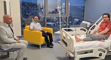 Vali Aktaş’tan Vali Yardımcısı Avşarbey’e geçmiş olsun ziyareti