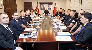 Adana’da güvenlik güçlerinin çalışmaları değerlendirildi
