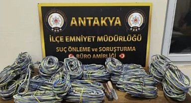 Antakya’da yaklaşık 500 bin TL’lik bakır kablo hırsızlığı: 8 şüpheli tutuklandı