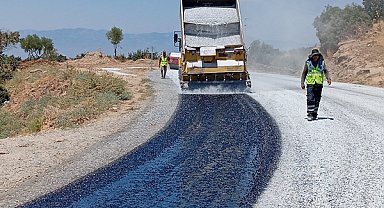 Aydın'ın 17 ilçesinde yol çalışmaları sürüyor