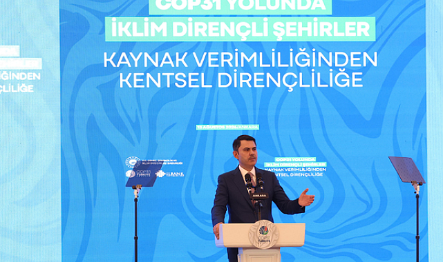 Bakan Kurum, COP31 öncesi