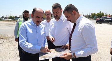 Başkan Altay, Keçili Kanalı ve Murat Kurum Caddesi'ndeki çalışmaları yerinde inceledi