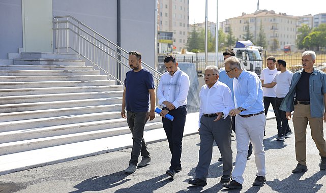 Başkan Büyükkılıç, Gökkent’te 16 derslikli okul projesini inceledi