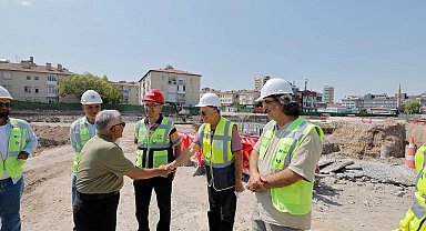 Başkan Büyükkılıç, Kartal Katlı Kavşağı Projesi’nde incelemelerde bulundu