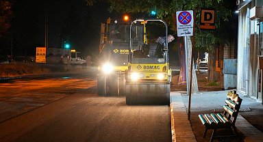 Büyükşehir ekipleri çalışmalarını gece boyunca sürdürdü