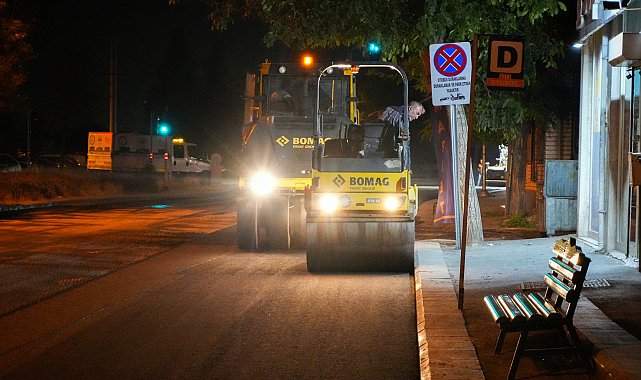 Büyükşehir ekipleri çalışmalarını gece boyunca sürdürdü