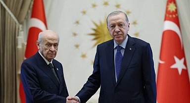 Cumhurbaşkanı Erdoğan, Devlet Bahçeli'yi kabul etti