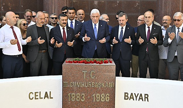 Dervişoğlu’ndan Celal Bayar’ın kabrine ziyaret
