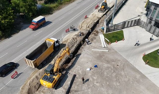 Düzce’de içme suyu projesinde 29 kilometrelik hat tamamlandı